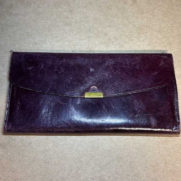 Vintage ultra slim leather wallet - Picture 2 of 16
